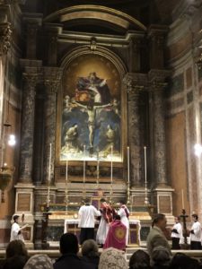 Funzione delle Ceneri alla Ss.ma Trinità dei Pellegrini a Roma il 14 febbraio 2018 3